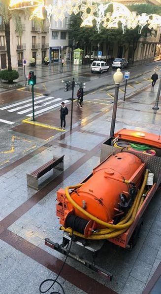 limpieza de tuberias e inspeccion con camara Tv en Torre de Cotillas